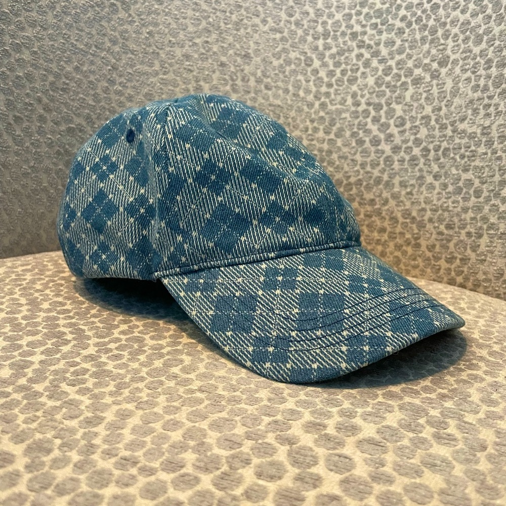 NWT FREE PEOPLE Women’s Argyle Print Baseball Cap - never worn with tags!